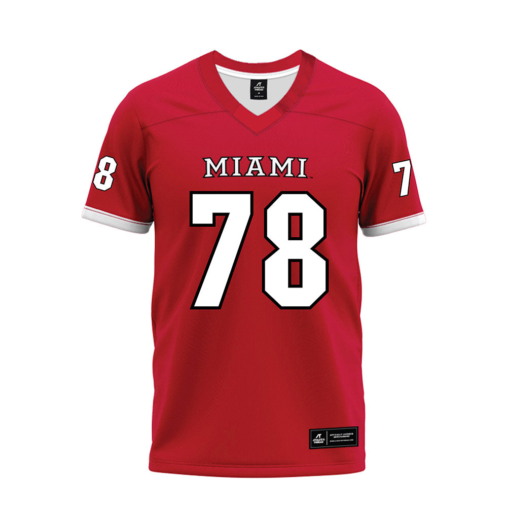 Miami of Ohio - NCAA Football : Devontae Armstrong - 2023 Red Premium Football Jersey-0