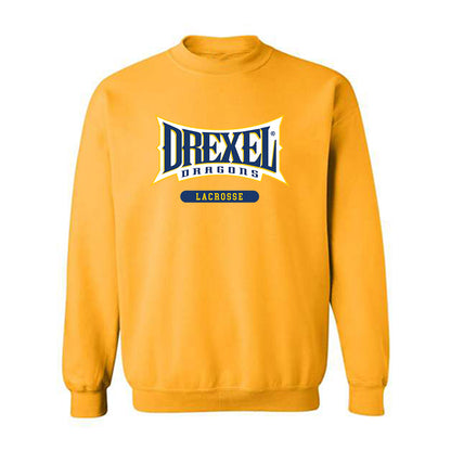 Drexel - NCAA Men's Lacrosse : Lincoln Wall - Classic Shersey Crewneck Sweatshirt-0