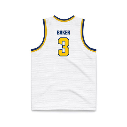 Drexel - NCAA Women's Basketball : Amaris Baker - White Basketball Jersey-1