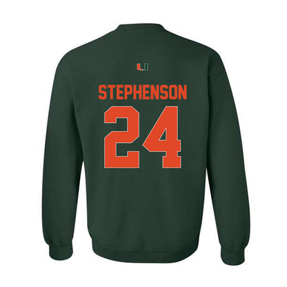 Miami - NCAA Women's Soccer : Alyssa Stephenson - Classic Shersey Crewneck Sweatshirt-1