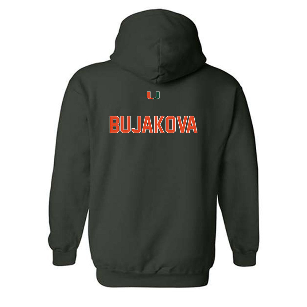 Miami - NCAA Women's Golf : Barbora Bujakova - Classic Shersey Hooded Sweatshirt-1