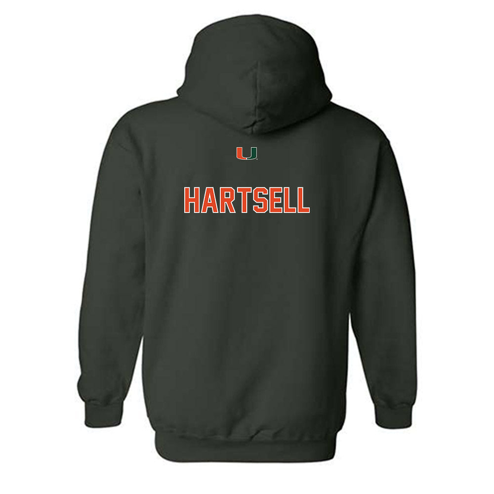 Miami - NCAA Dance Team : Ella Hartsell - Classic Shersey Hooded Sweatshirt-1