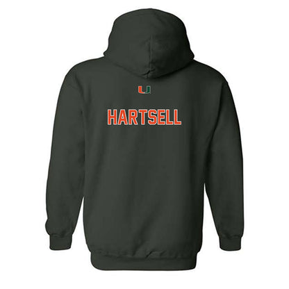 Miami - NCAA Dance Team : Ella Hartsell - Classic Shersey Hooded Sweatshirt-1