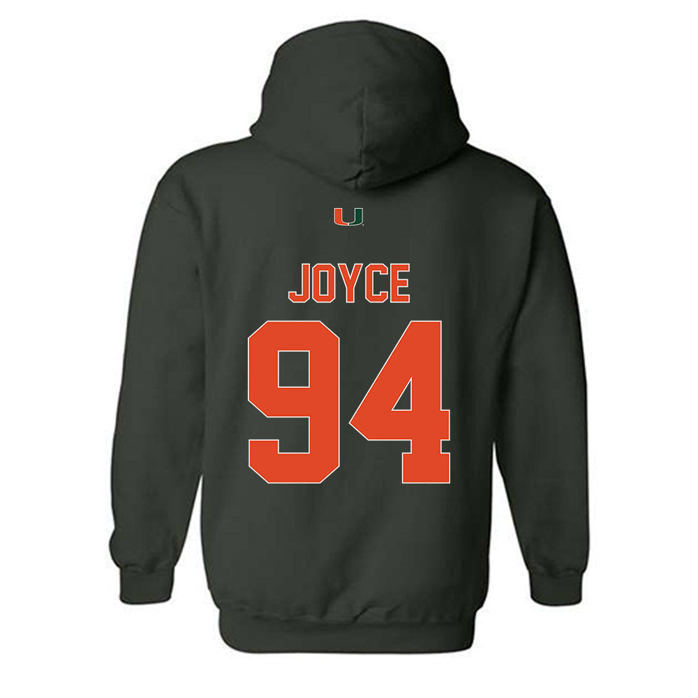 Miami - NCAA Football : Dylan Joyce - Classic Shersey Hooded Sweatshirt-1