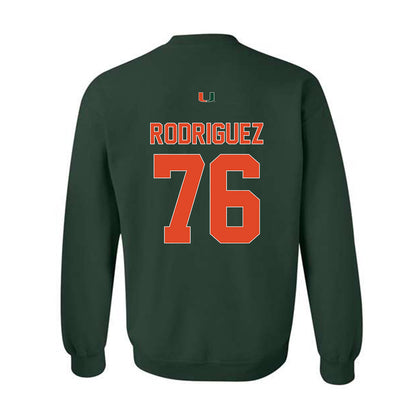 Miami - NCAA Football : Ryan Rodriguez - Classic Shersey Crewneck Sweatshirt-1