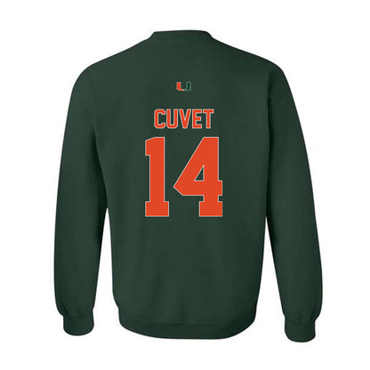 Miami - NCAA Baseball : Daniel Cuvet - Classic Shersey Crewneck Sweatshirt-1