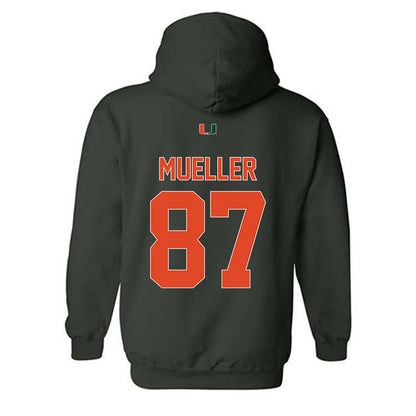 Miami - NCAA Football : Gavin Mueller - Classic Shersey Hooded Sweatshirt-1