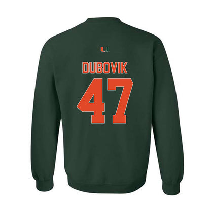 Miami - NCAA Baseball : Dylan Dubovik - Classic Shersey Crewneck Sweatshirt-1