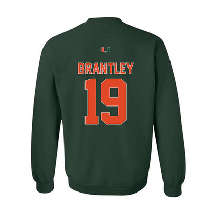 Miami - NCAA Football : Charles "Chuck" Brantley - Classic Shersey Crewneck Sweatshirt-1