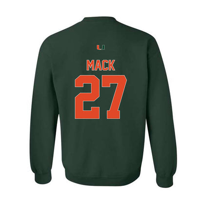 Miami - NCAA Football : Ryan Mack - Classic Shersey Crewneck Sweatshirt-1