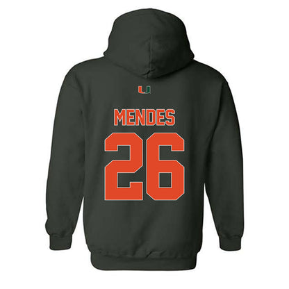 Miami - NCAA Women's Basketball : Dayana Mendes - Classic Shersey Hooded Sweatshirt-1