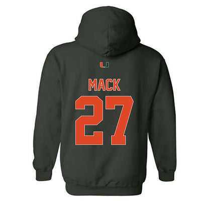 Miami - NCAA Football : Ryan Mack - Classic Shersey Hooded Sweatshirt-1
