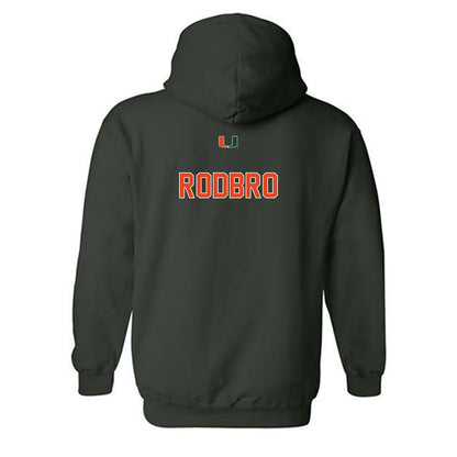 Miami - NCAA Women's Track & Field : Lucia Rodbro - Classic Shersey Hooded Sweatshirt-1