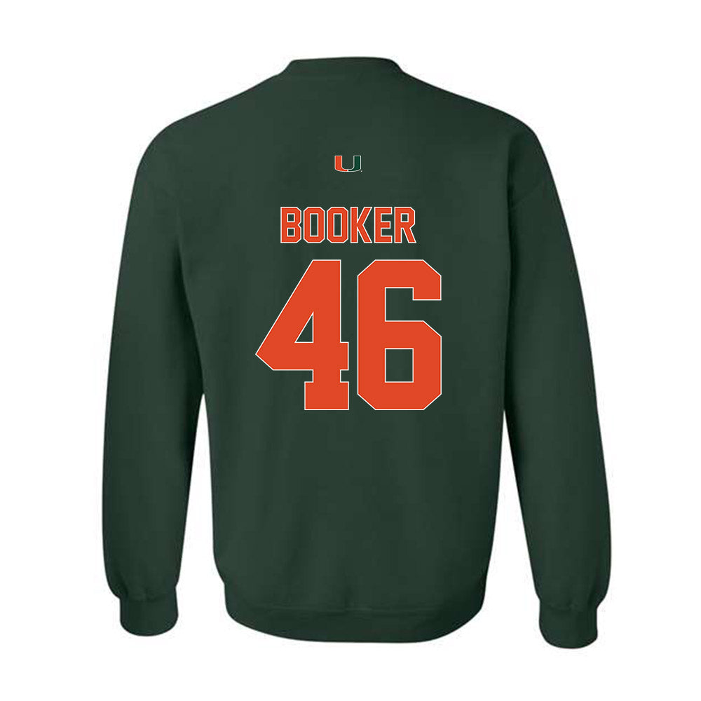Miami - NCAA Football : Adam Booker - Classic Shersey Crewneck Sweatshirt-1