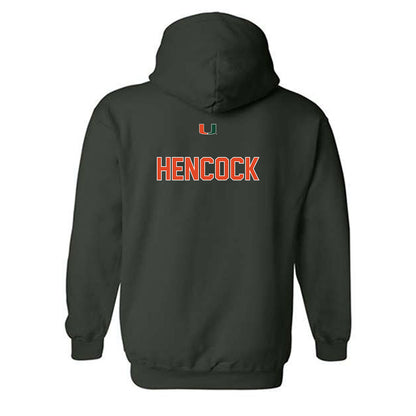 Miami - NCAA Women's Track & Field : Emma Hencock - Classic Shersey Hooded Sweatshirt-1