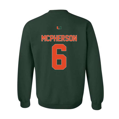 Miami - NCAA Women's Soccer : Jaileah Mcpherson - Classic Shersey Crewneck Sweatshirt-1