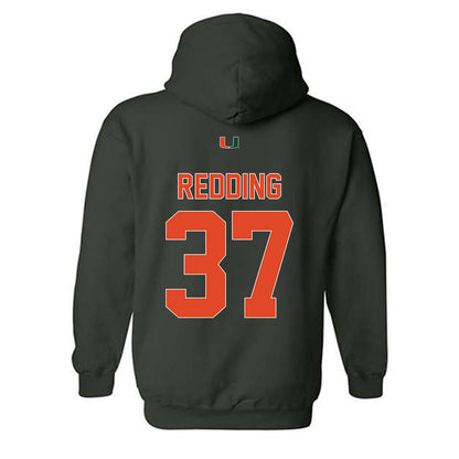 Miami - NCAA Football : Cortez Redding - Classic Shersey Hooded Sweatshirt-1
