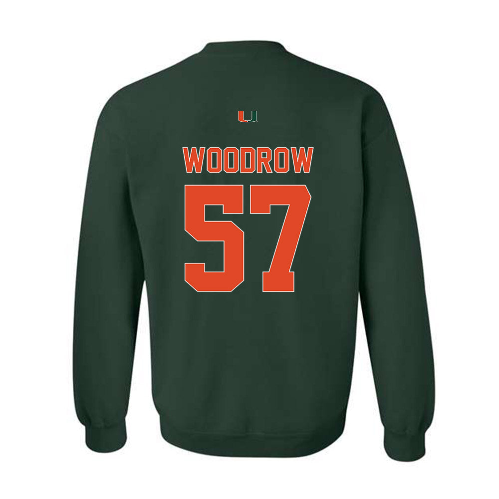 Miami - NCAA Football : Rhys Woodrow - Classic Shersey Crewneck Sweatshirt-1