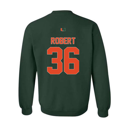 Miami - NCAA Baseball : Nick Robert - Classic Shersey Crewneck Sweatshirt-1