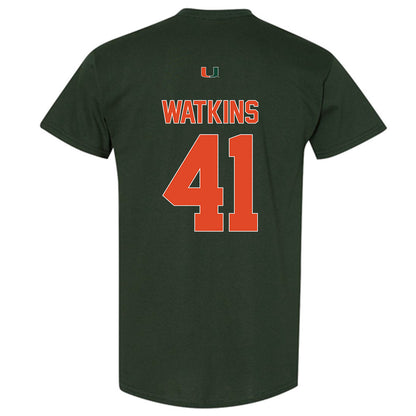 Miami - NCAA Baseball : Jailen Watkins - Classic Shersey T-Shirt-1
