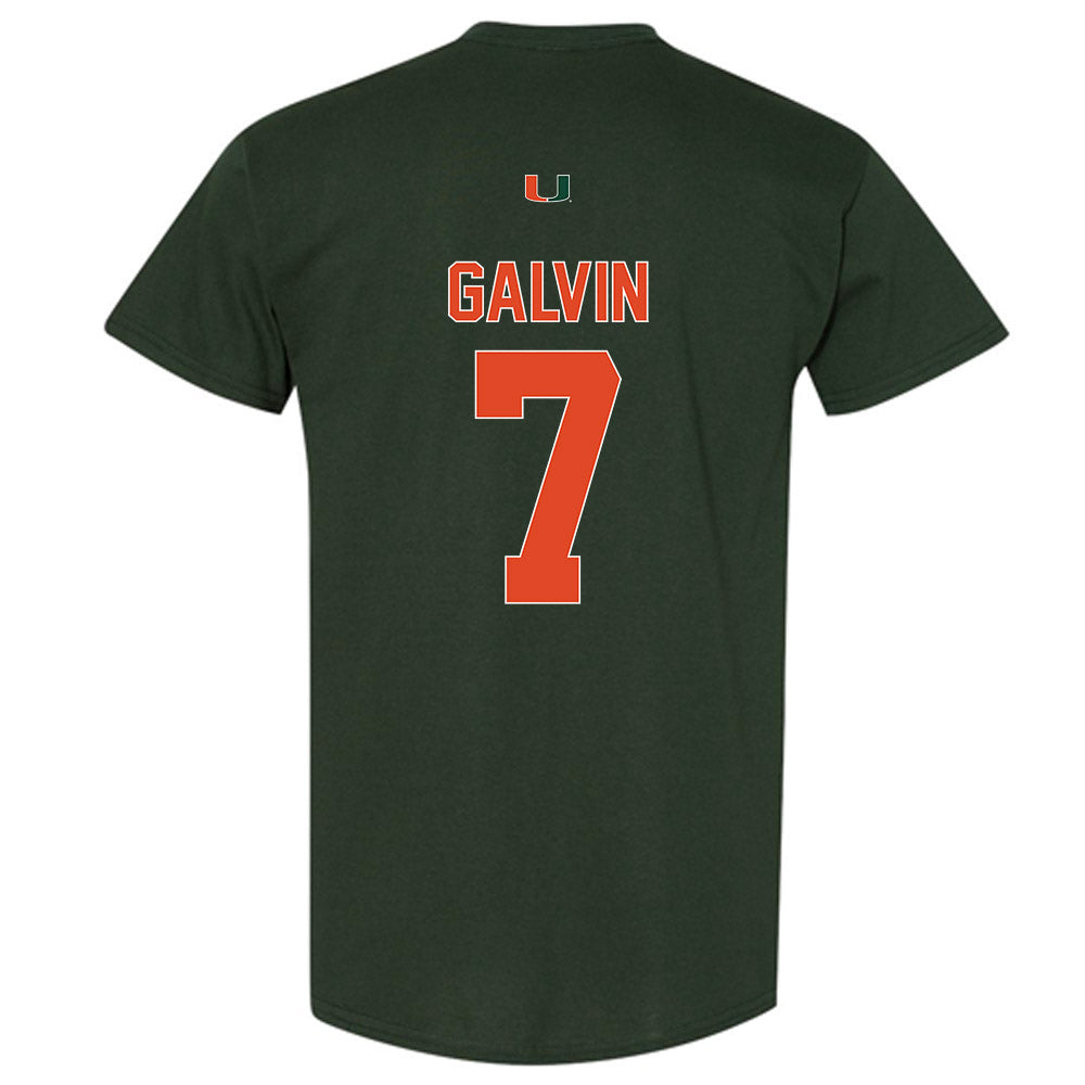 Miami - NCAA Baseball : Max Galvin - Classic Shersey T-Shirt-1