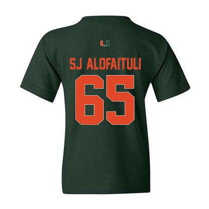 Miami - NCAA Football : Seuseu "SJ" Alofaituli - Classic Shersey Youth T-Shirt-1