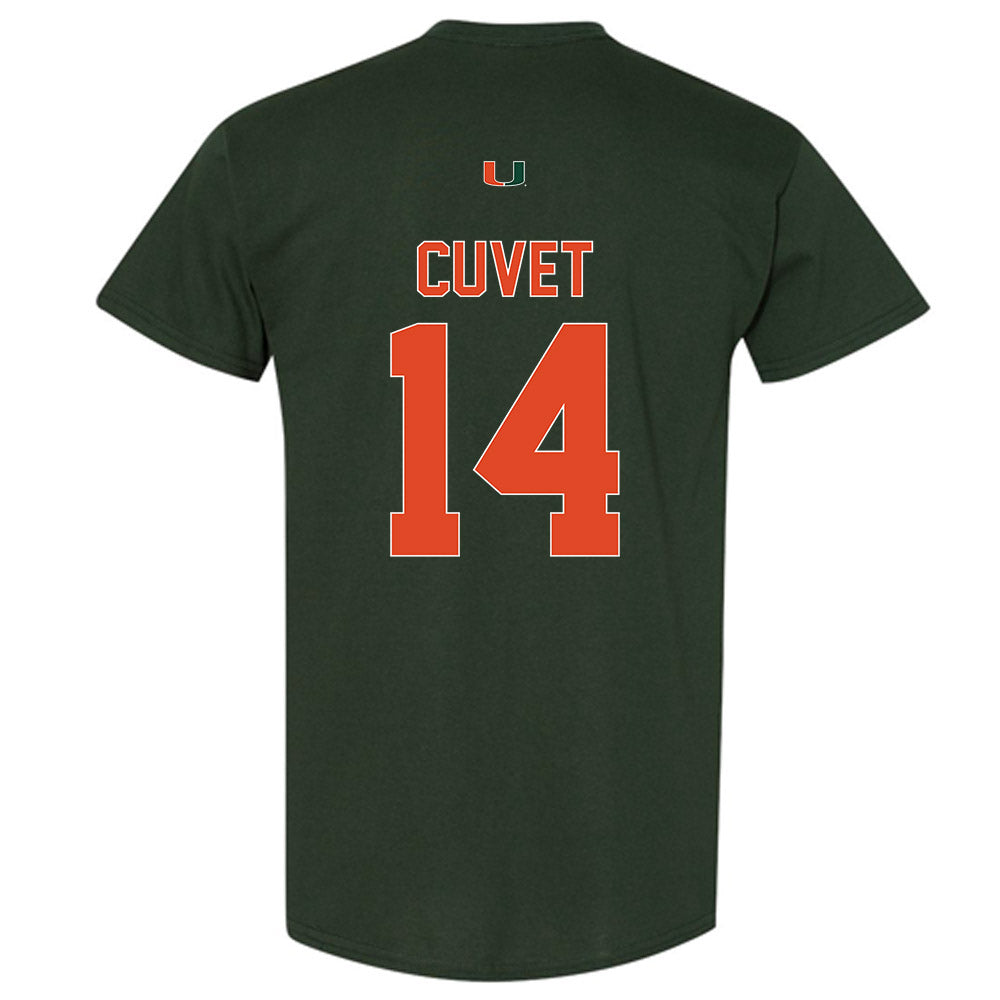 Miami - NCAA Baseball : Daniel Cuvet - Classic Shersey T-Shirt-1