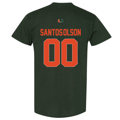 Miami - NCAA Baseball : Sebastian Santos-Olson - Classic Shersey T-Shirt-1