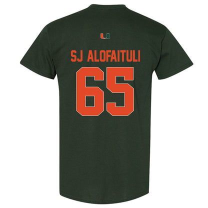 Miami - NCAA Football : Seuseu "SJ" Alofaituli - Classic Shersey T-Shirt-1