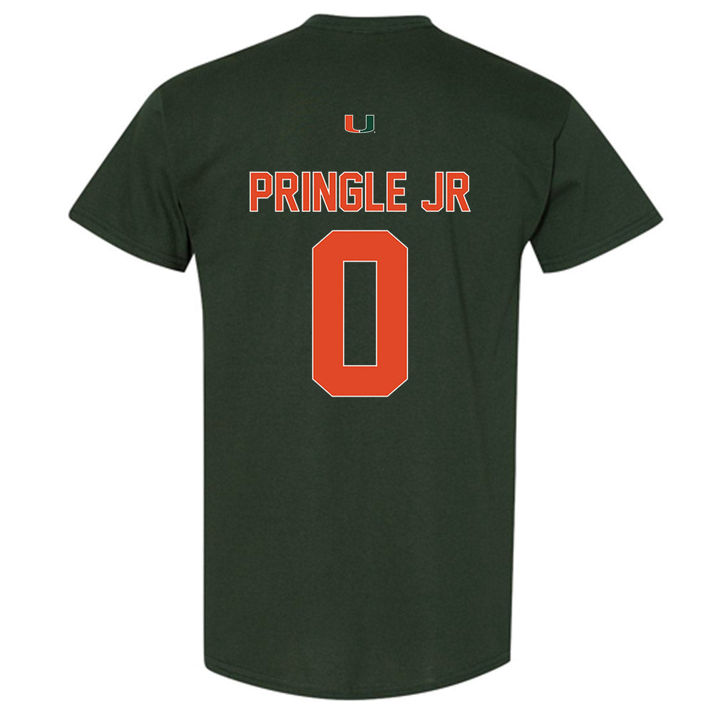 Miami - NCAA Football : Girard Pringle Jr - Classic Shersey T-Shirt-1