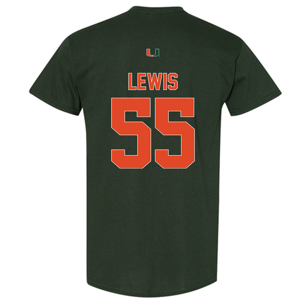 Miami - NCAA Men's Basketball : Acaden Lewis - Classic Shersey T-Shirt-1