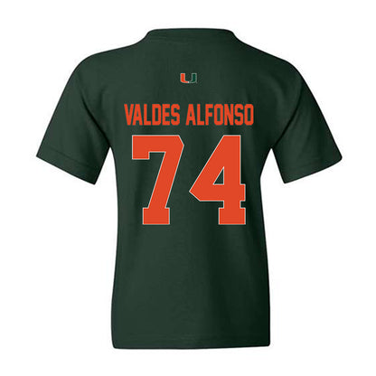 Miami - NCAA Football : Yerovi Valdes Alfonso - Classic Shersey Youth T-Shirt-1