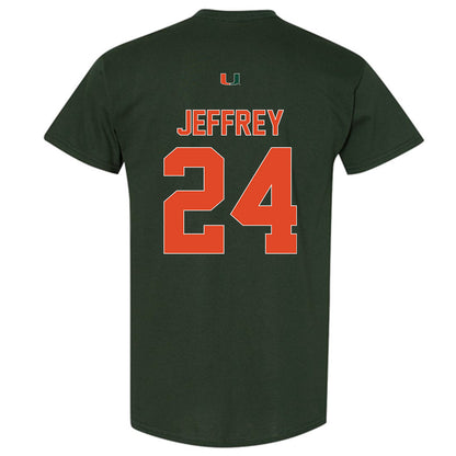 Miami - NCAA Baseball : Donavan Jeffrey - Classic Shersey T-Shirt-1