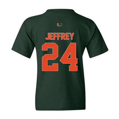 Miami - NCAA Baseball : Donavan Jeffrey - Classic Shersey Youth T-Shirt-1