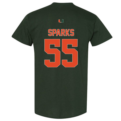 Miami - NCAA Football : JJ Sparks - Classic Shersey T-Shirt-1