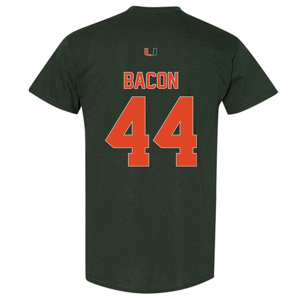 Miami - NCAA Football : Tyson Bacon - Classic Shersey T-Shirt-1