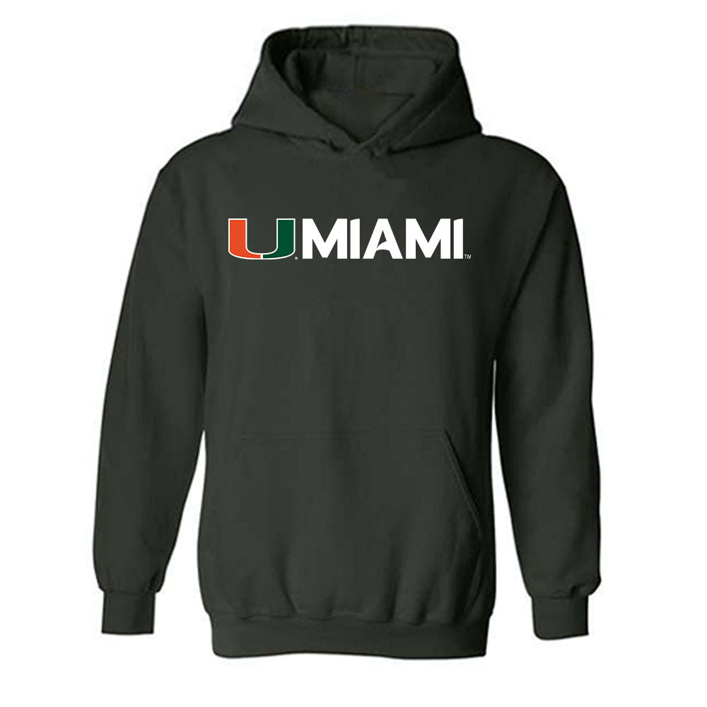 Miami - NCAA Football : Asharri Charles - Classic Shersey Hooded Sweatshirt-0