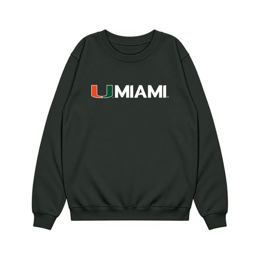 Miami - NCAA Women's Track & Field : Nikolia Poirazidi - Classic Shersey Crewneck Sweatshirt-0