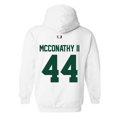 Miami - NCAA Football : Cole McConathy II - Classic Shersey Hooded Sweatshirt-1