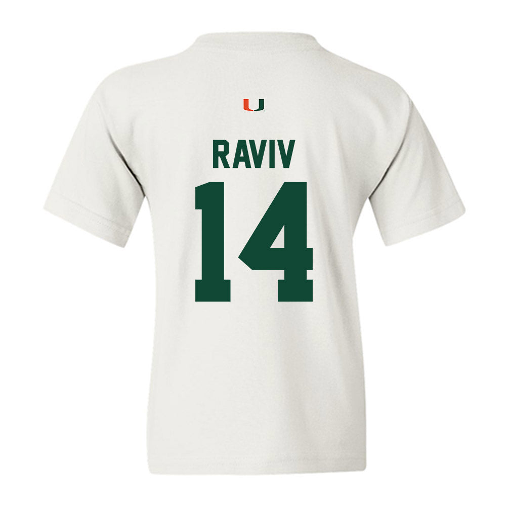 Miami - NCAA Women's Basketball : Gal Raviv - Classic Shersey Youth T-Shirt-1