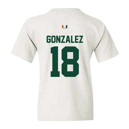 Miami - NCAA Football : Vinny Gonzalez - Classic Shersey Youth T-Shirt-1