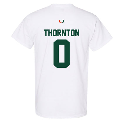 Miami - NCAA Football : Omar Thornton - Classic Shersey T-Shirt-1