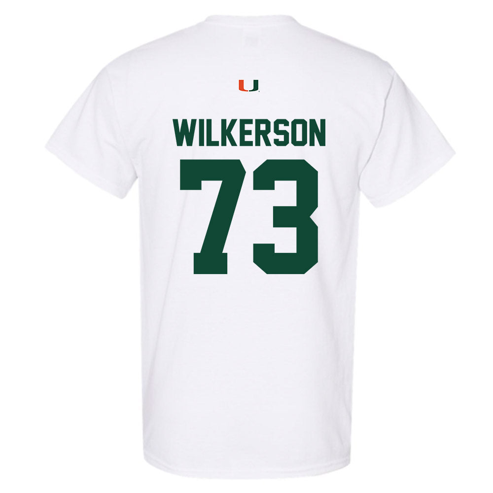 Miami - NCAA Football : Jaden Wilkerson - Classic Shersey T-Shirt-1