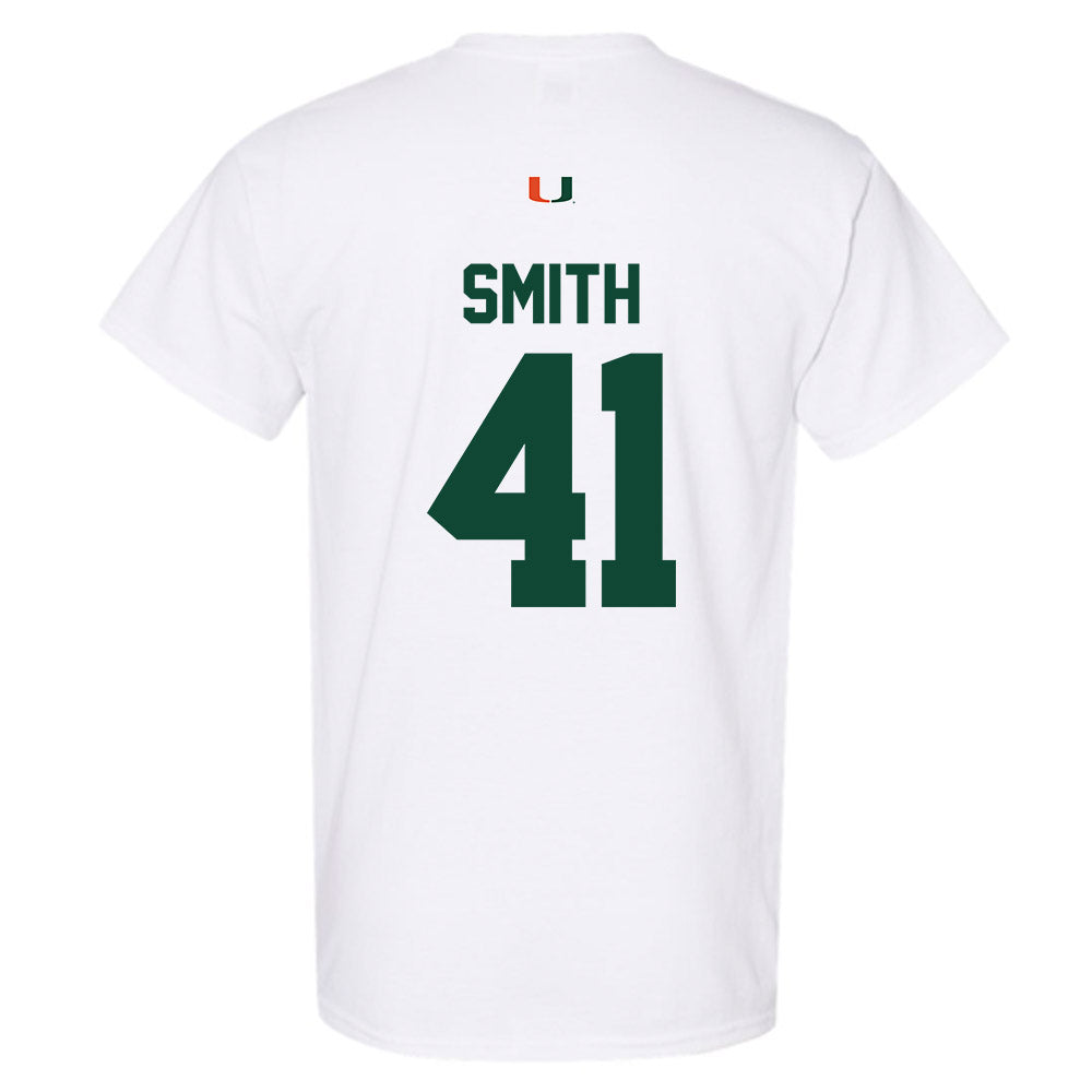 Miami - NCAA Football : Chase Smith - Classic Shersey T-Shirt-1
