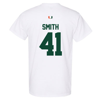 Miami - NCAA Football : Chase Smith - Classic Shersey T-Shirt-1