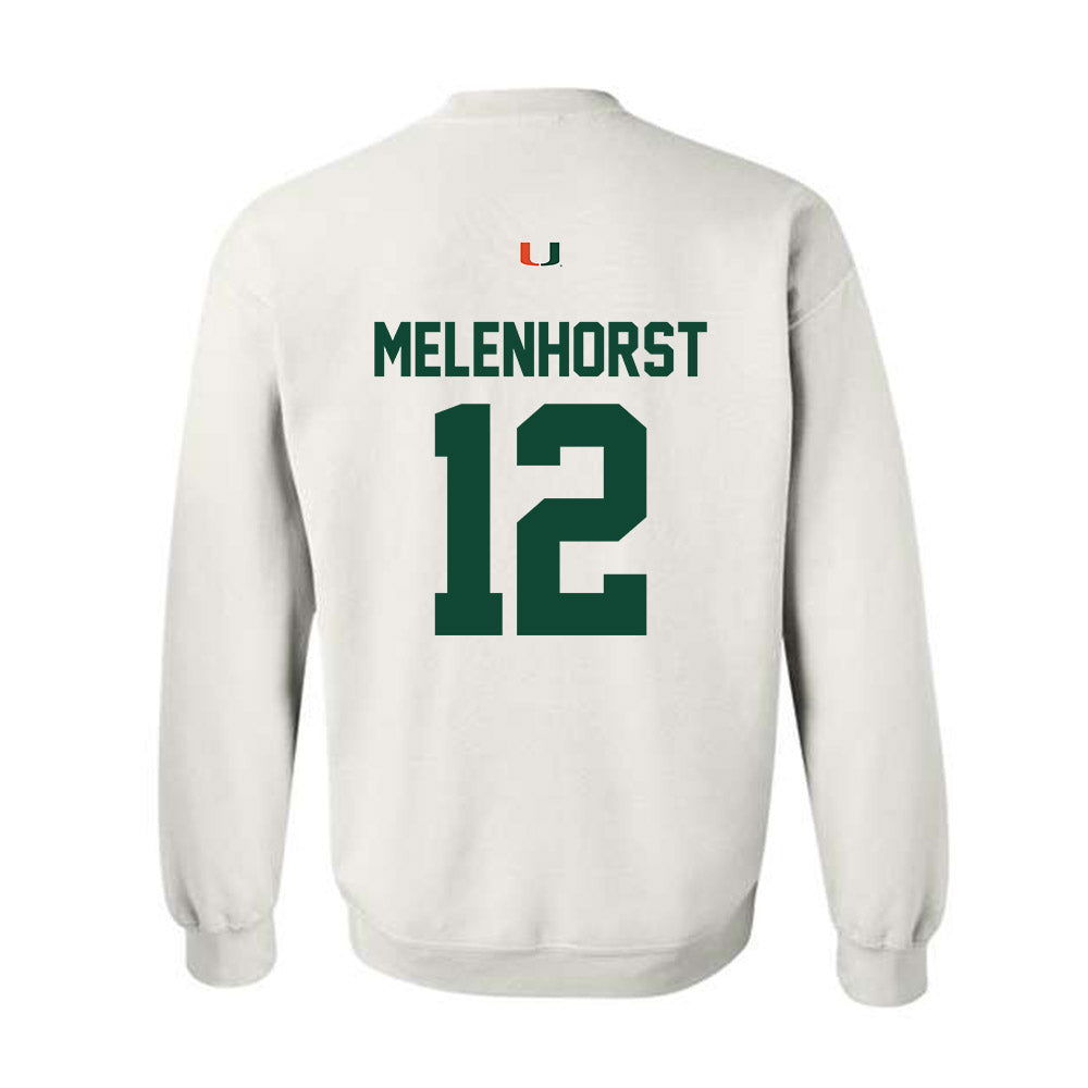 Miami - NCAA Women's Soccer : Teegan Melenhorst - Classic Shersey Crewneck Sweatshirt-1