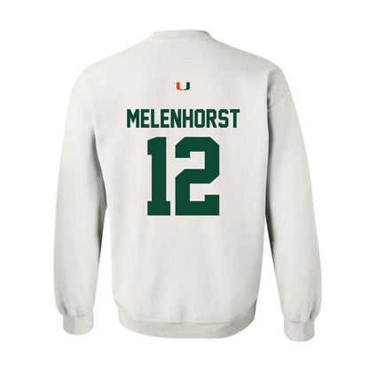 Miami - NCAA Women's Soccer : Teegan Melenhorst - Classic Shersey Crewneck Sweatshirt-1
