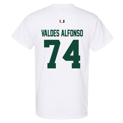 Miami - NCAA Football : Yerovi Valdes Alfonso - Classic Shersey T-Shirt-1