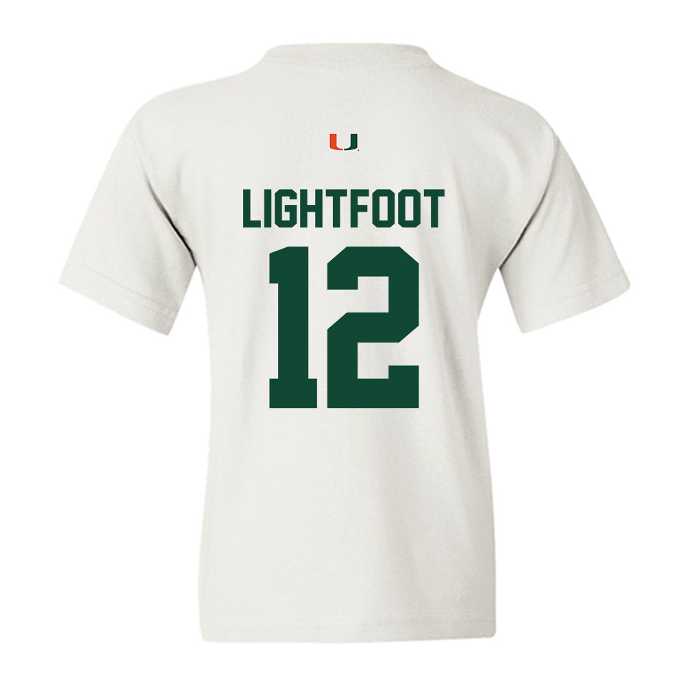 Miami - NCAA Football : Marquise Lightfoot - Classic Shersey Youth T-Shirt-1