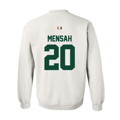Miami - NCAA Women's Soccer : Grace Mensah - Classic Shersey Crewneck Sweatshirt-1